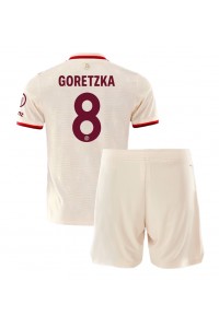 Bayern Munich Leon Goretzka #8 Babytruitje 3e tenue Kind 2024-25 Korte Mouw (+ Korte broeken)